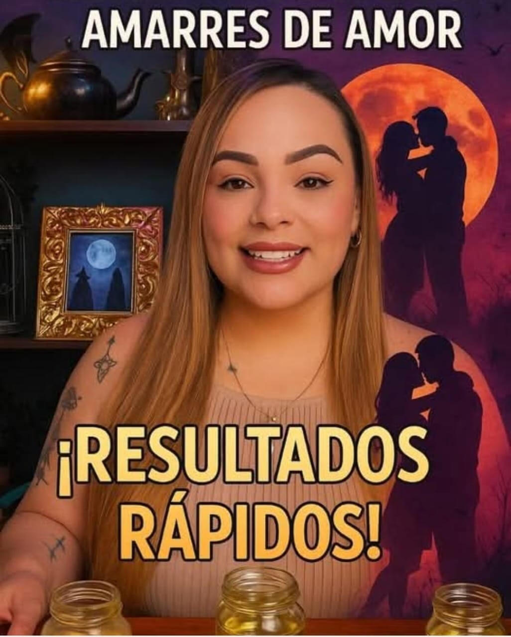 Todos los trabajos que realizo,lo hago mediante la magia blanca,velaciones y poderosos Rituales.